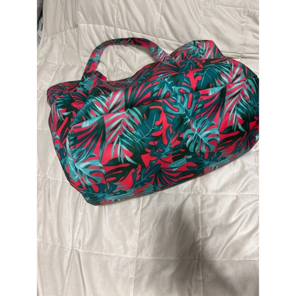 Jane Marie Picnic Beach Tote Bag Summer Nights Tropical Large Zipper Close Large - Picture 10 of 10